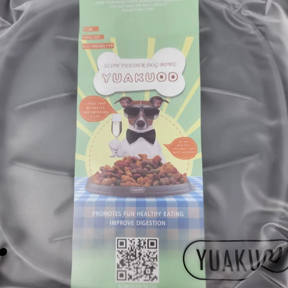Yuakuod Slow Feeder Pet Bowl